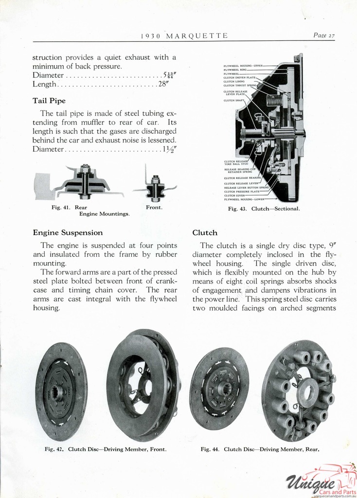 1930 Buick Marquette Specifications Booklet Page 3